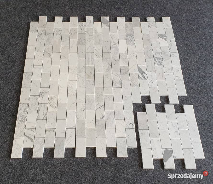 Dekor w prostokąty Bricks polerowana mozaika Bielawa