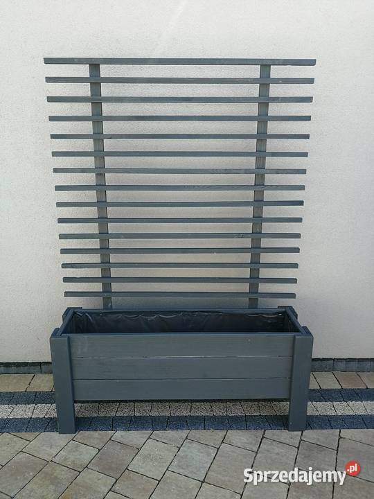 donica DREWNIANA z kratką Kraków