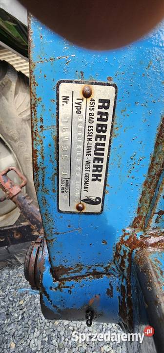 Pług 4 skibowy RABEWERK nieuszkodzony