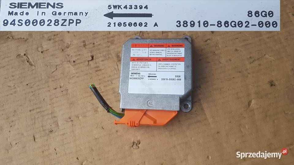 Suzuki Ignis II MH 0410 komplet poduszek air bag Legnica