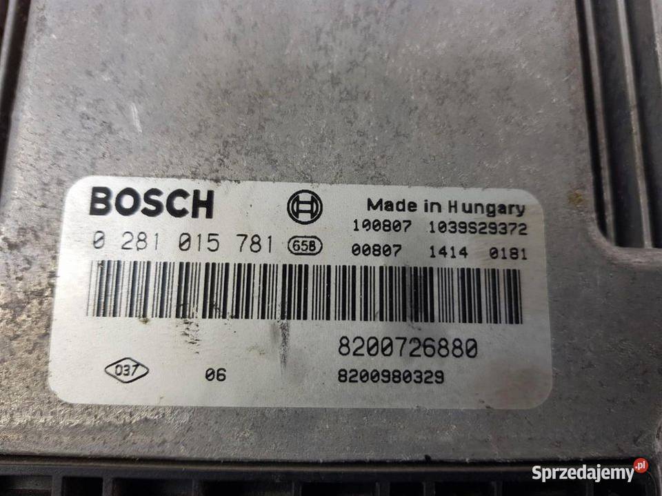 KOMPUTER SILNIKA ECU RENAULT LAGUNA III kujawsko-pomorskie Lipno sprzedam