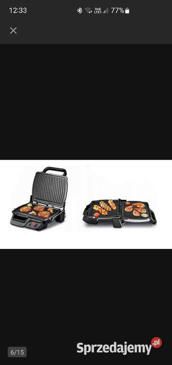Składany grill elektryczny Tefal GC 3050 czarny dolnośląskie Lubin