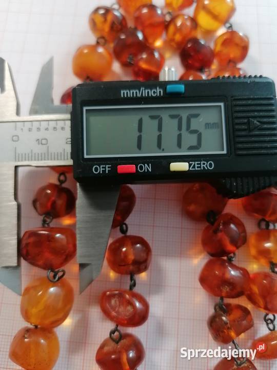 Naszyjnik Bursztyn Antyk Rękodzieło Białystok