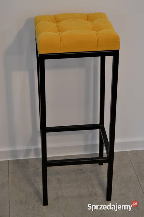 HOKER tapicerowany stalowy kuchenny barowy Zalesie