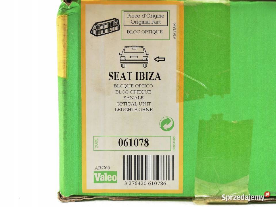 LAMPA PRAWY TYŁ VALEO SEAT IBIZA I 8493 lubelskie