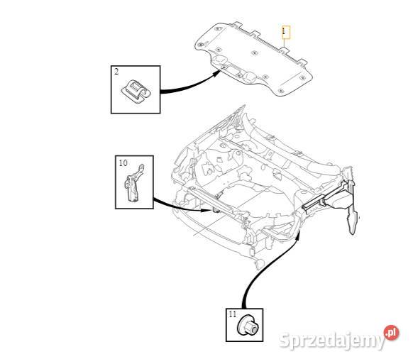 VOLVO XC40 wygłuszenie maski pokrywy silnika Bielany Wrocławskie