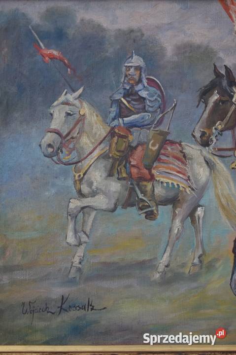 Wojciech Kossak Husaria Wojsko Polskie Na małopolskie Kraków