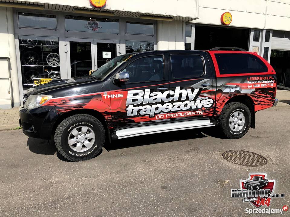 Zabudowa Hardtop Toyota Hilux 200515 Truckman osobowe Pasłęk