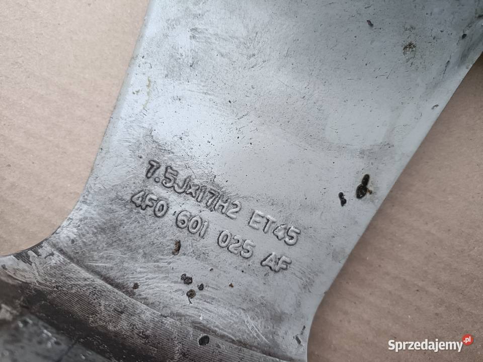 Felga aluminiowa Audi OE 4F0601025AF 75 x 17 Samochodowe lubuskie
