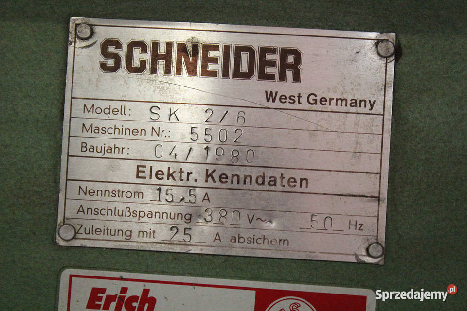Frezarka Schneider Wejherowo