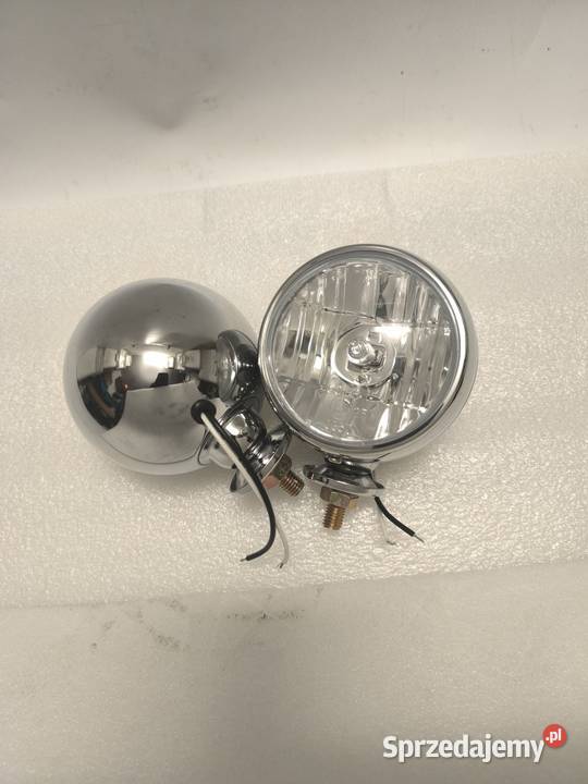 Lampy Boczne Lightbary Metal Chrom Chopper Reflektory i halogeny sprzedam