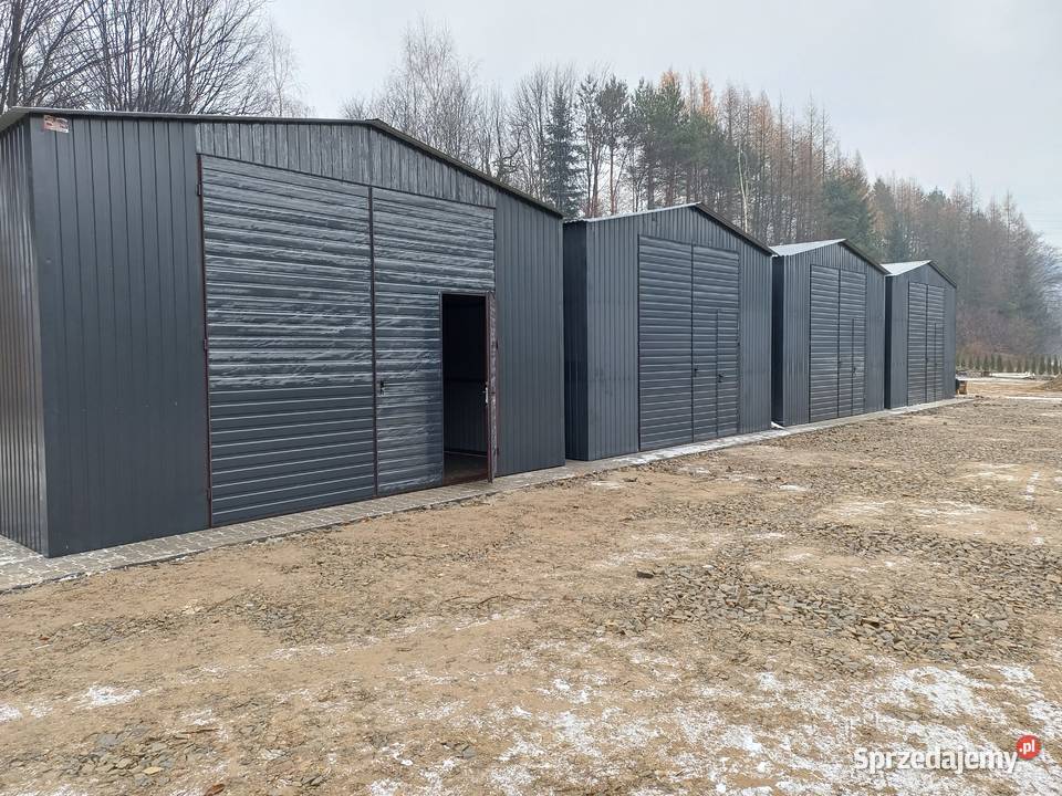 GRAFITOWY Garaż Blaszany Garaże Blaszane Magazyn dolnośląskie Legnica