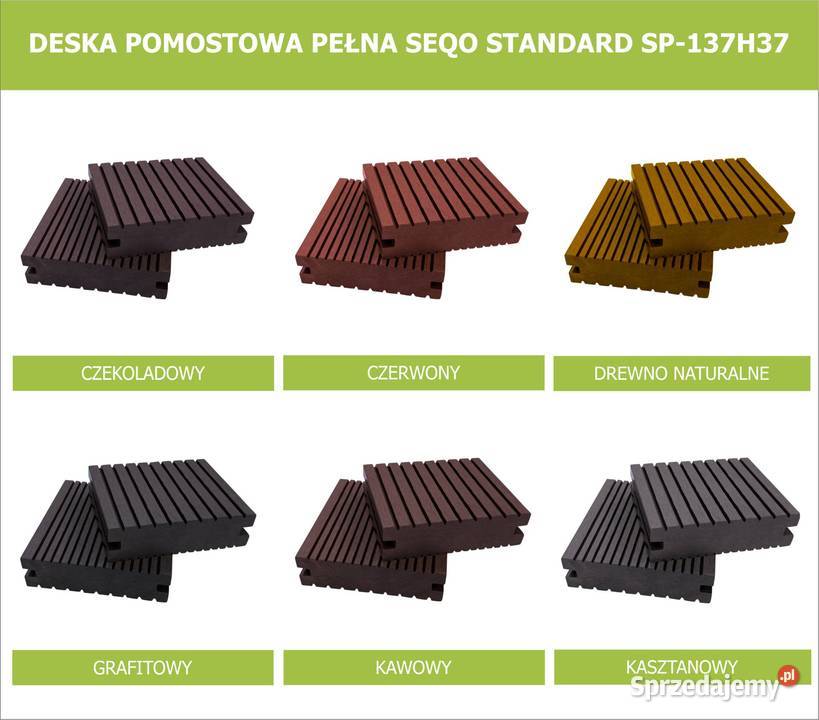 DESKA POMOSTOWA PEŁNA SEQO STANDARD MODEL Ostrzeszów