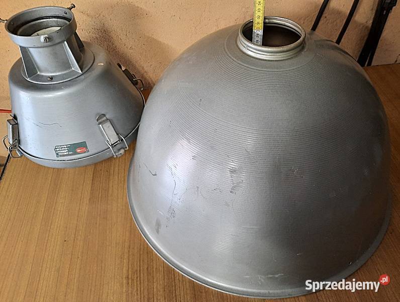 Lampa industrialna Glamox E 40 duża Made in Ostrów Wielkopolski