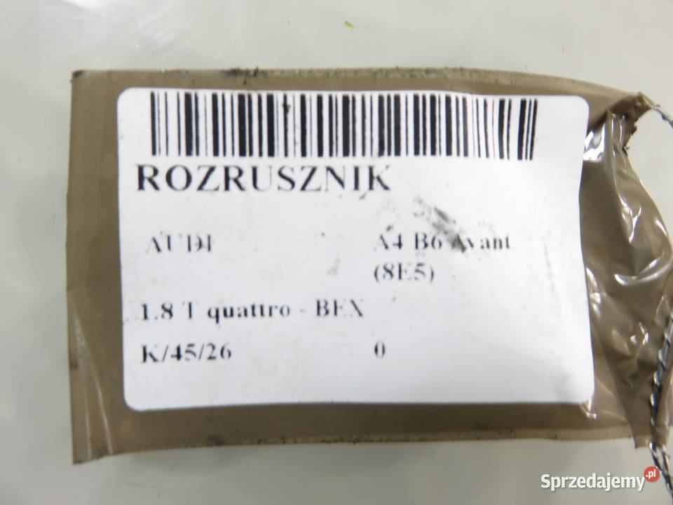 ROZRUSZNIK AUDI A4 B6 18 T quattro BEX 06B911023