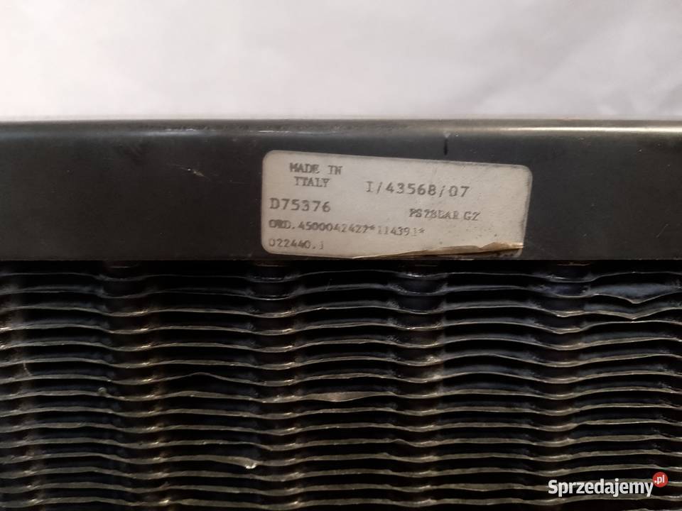 CHŁODNICA KLIMATYZACJI DRD450004242 114391 Do ciągników Turek