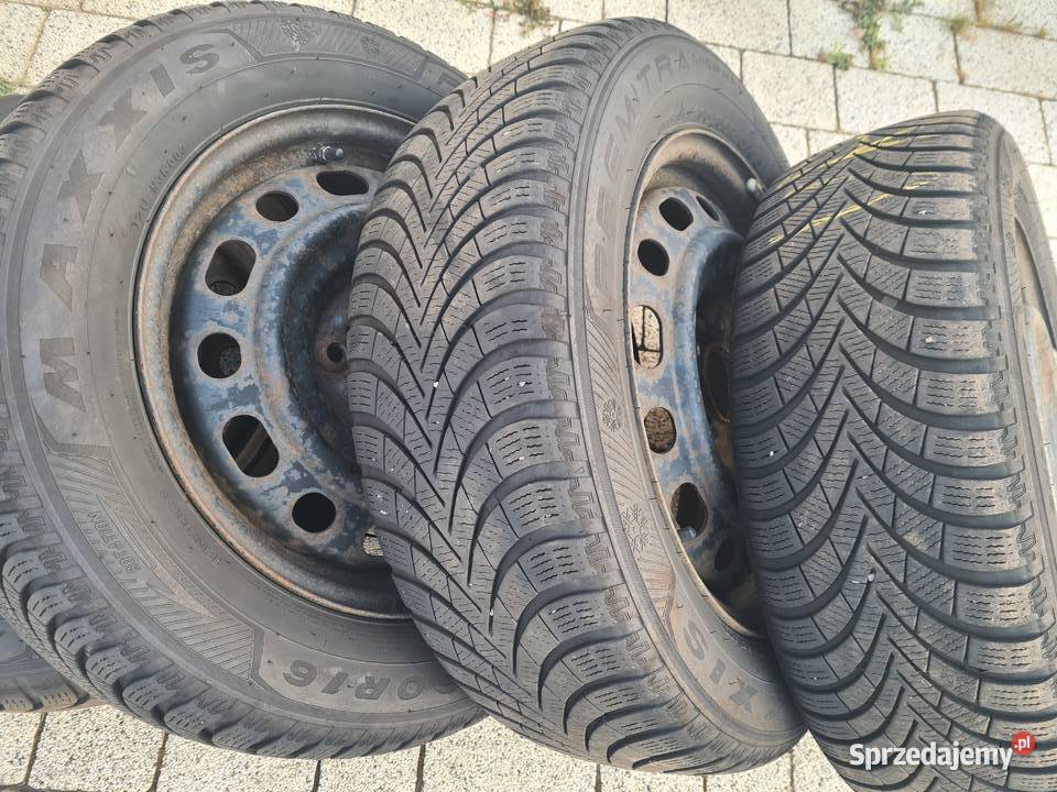 4 felgi stalowe r16 5x1143 Mazda 6 GH opony zima Legnica sprzedam