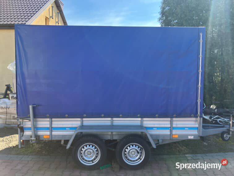 Przyczepka Lekka Dwuosiowa Tandem z Plandeką mazowieckie Baboszewo