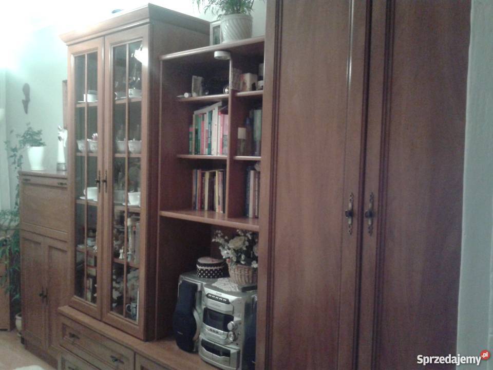 WIKI D meblościanka 4 części kolor jabłoń ciemna 214cm Lublin