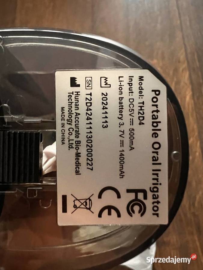 Sawgmore portable oral irrigator model TH2D4