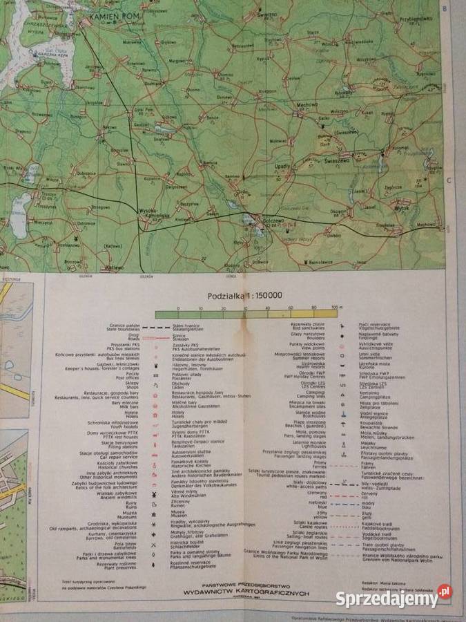 193 Mapa Kamień Pomorski Świnoujście Wolin Szczecin