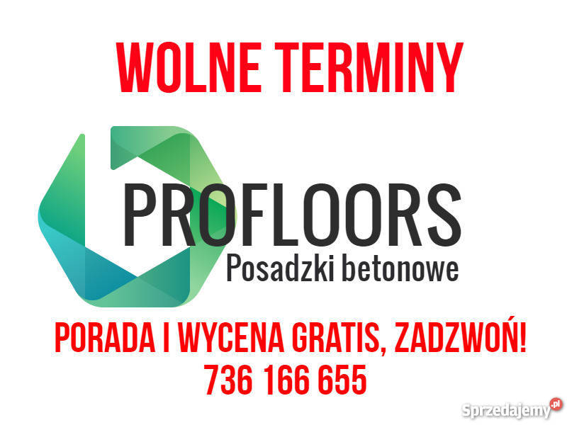 Wylewki betonowe maszynowe posadzki Śląsk śląskie Katowice