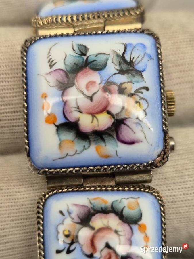 Zegarekbransoletka Czajka Chaika porcelanka śląskie Chorzów sprzedam