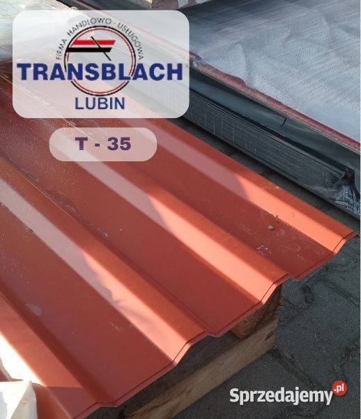 Blacha Trapezowa T35 05 Połysk RAL 3011 Gorzów Wielkopolski