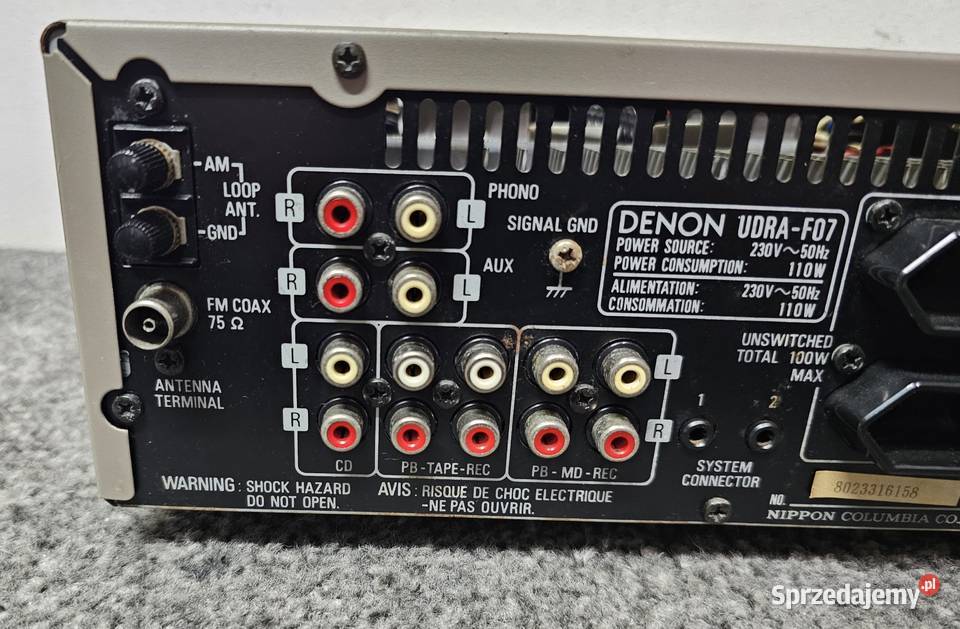 Denon UDRAF07 Amplituner wzmacniacz stereo