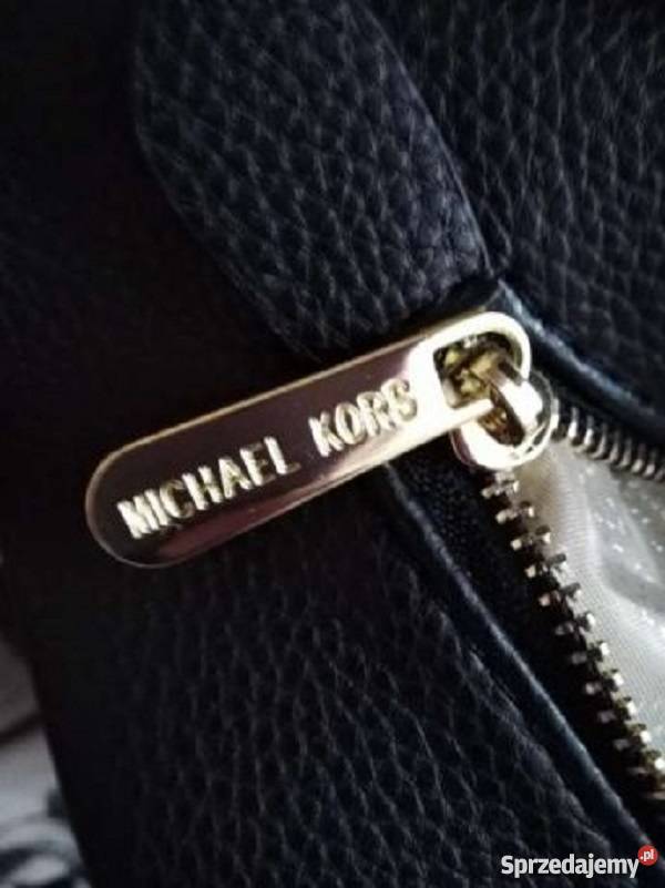 Torebka skórzana Michael Kors FULTON navy Dla kobiet Warszawa