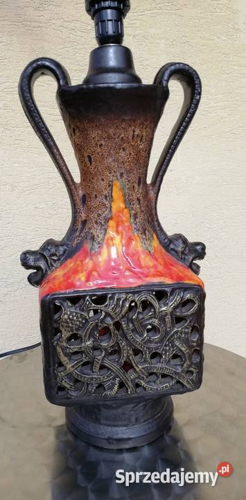 Lampa ceramiczna stołowa lampka oświetlenie Garwolin