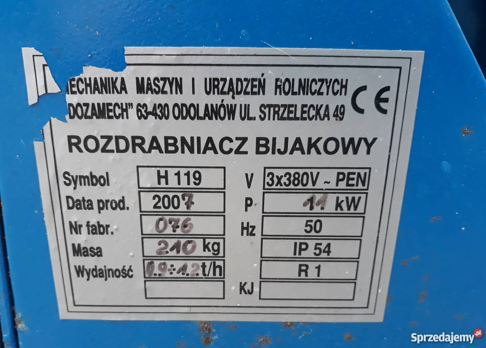 Śrutownik Mieszalnik DOZAMECH łódzkie Rozprza