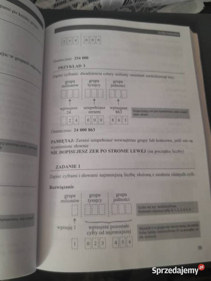 Matematyka korepetycje klasa 4 szkoła podstawowa Wieliczka sprzedam