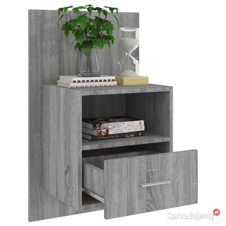 Wisząca szafka nocna szary dąb sonoma WM816966 Warszawa