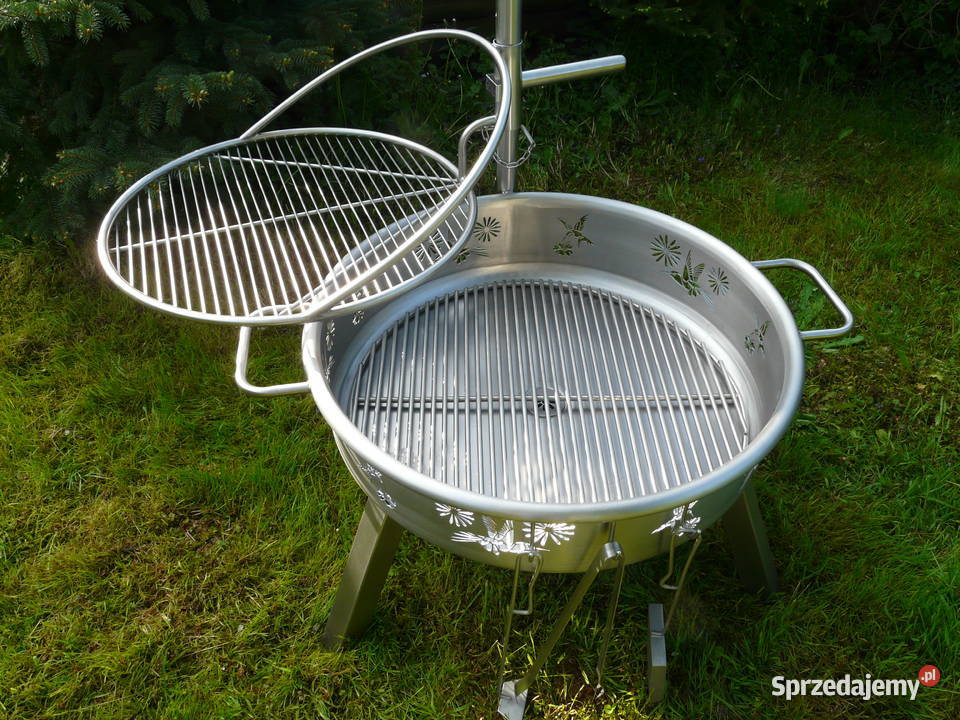 Grill z paleniskiem ze stali nierdzewnej Wrocław sprzedam
