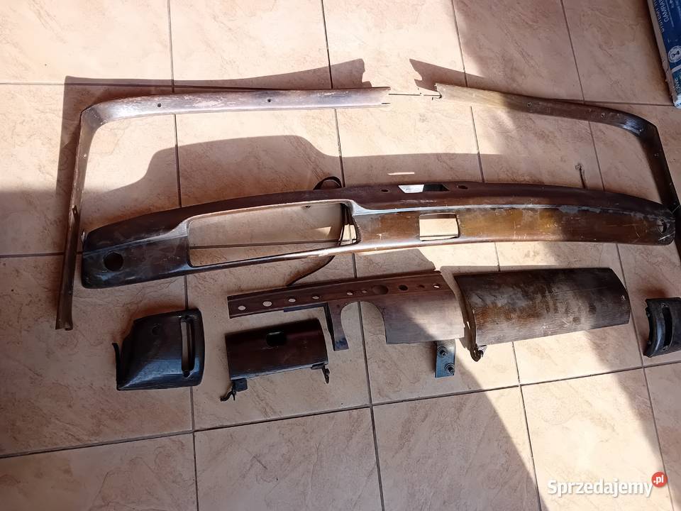 Konsola Drewno Mercedes Ponton W180 220S Deski rozdzielcze, konsole Dębno