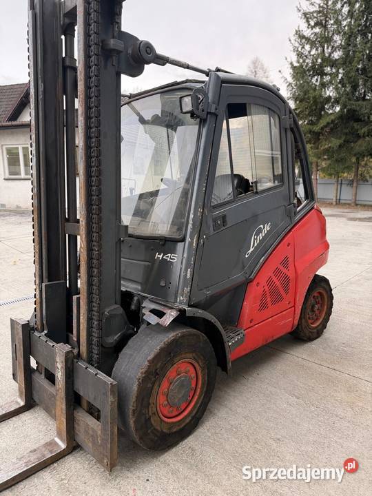 WÓZEK WIDŁOWY LINDE H45T 2011 Trzebunia sprzedam