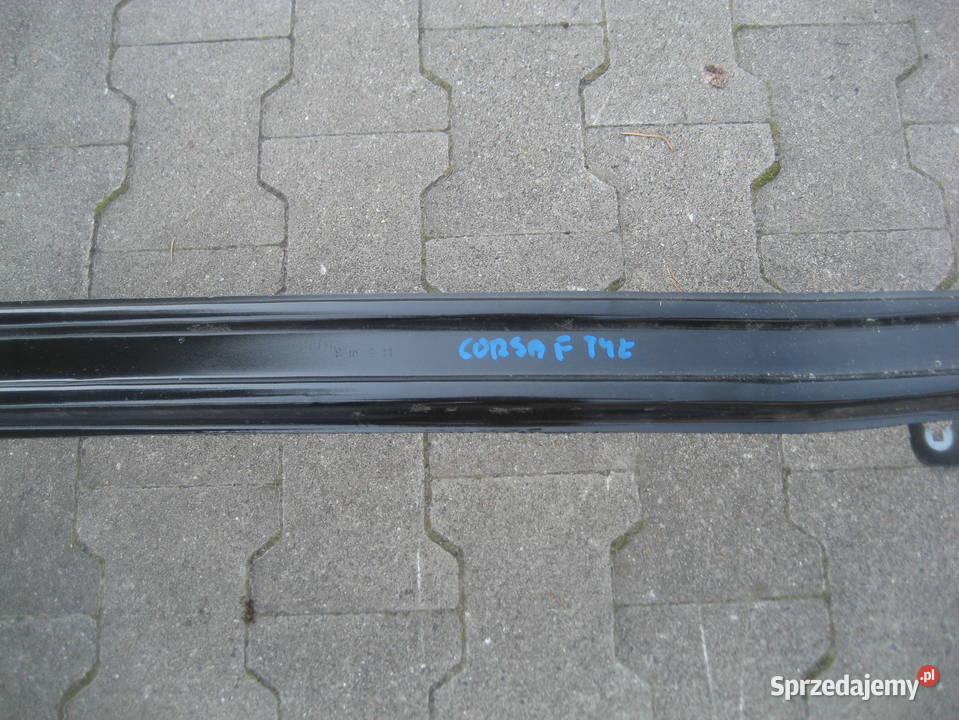 opel corsa f 19r belka zderzaka tył czarna Rakoniewice