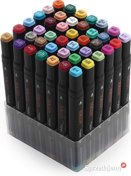 Markery alkoholowe 168 kolorów dwustronnych w dolnośląskie