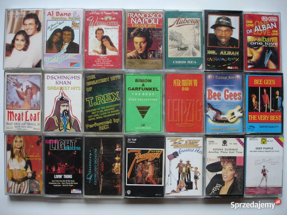 Oryginalne KASETY magnetofonowe Zielona Góra sprzedam