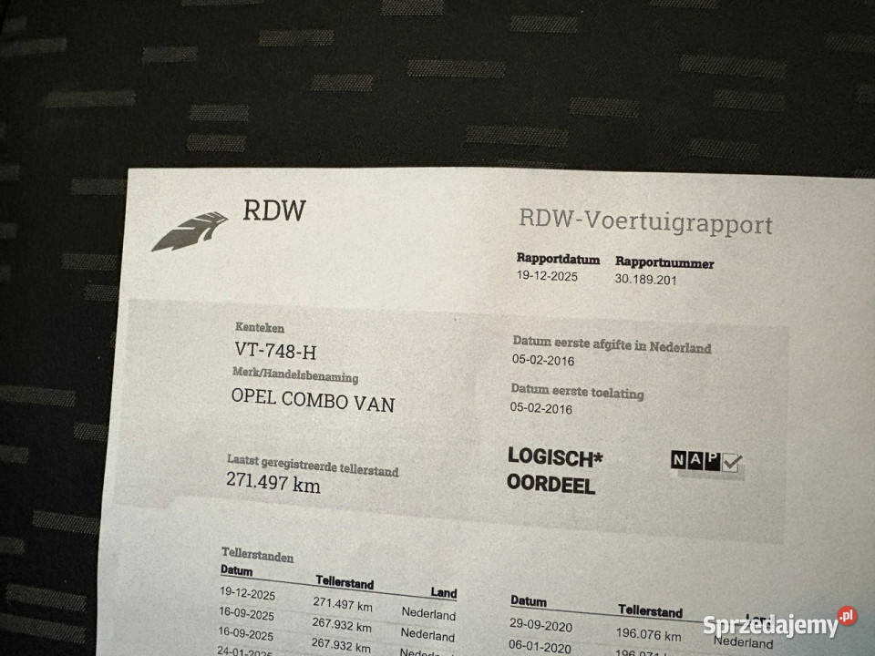 Opel Combo Opel Combo 16JTD 2016r L2H1 Long 1598cm3 Sokołów Podlaski
