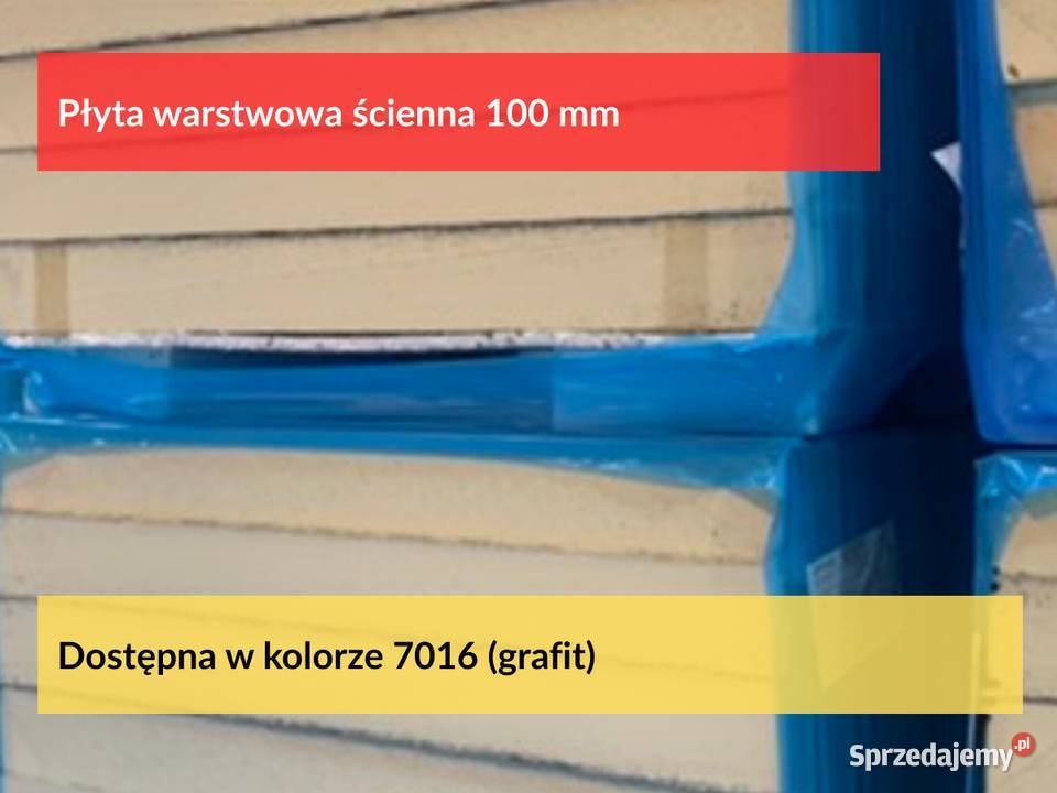 Płyty warstwowe ścienne 100mm obornicka z Puszczykowo sprzedam
