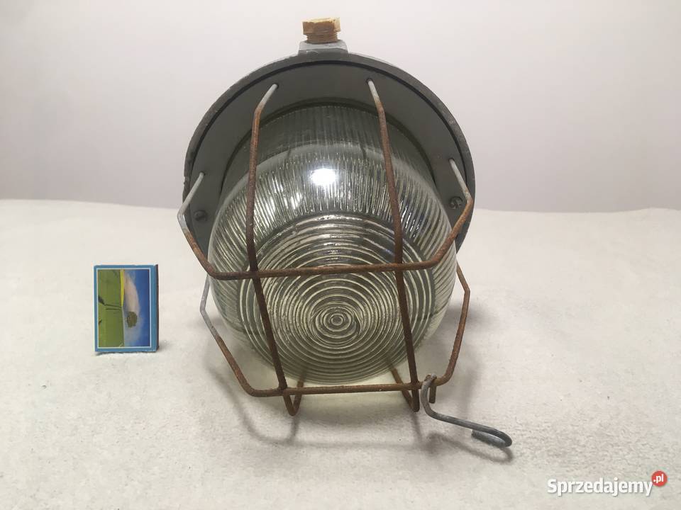 PRL loft industrial vintage lampa wisząca Nowa