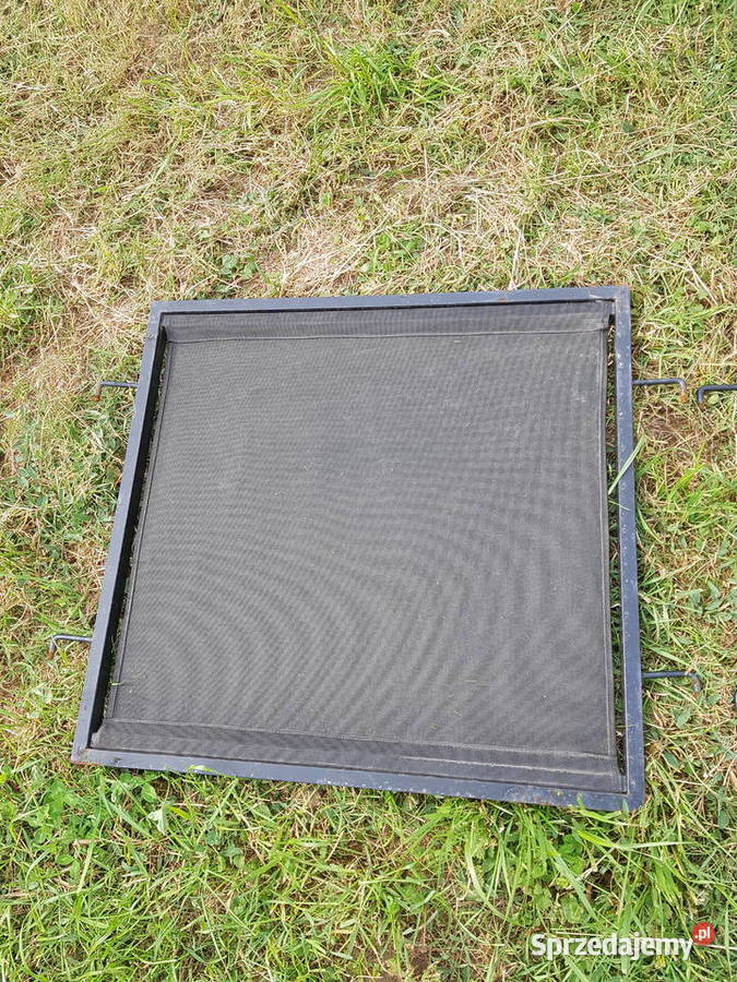 Płotek ogródek piwny metalowy czarny materiał Głogowa