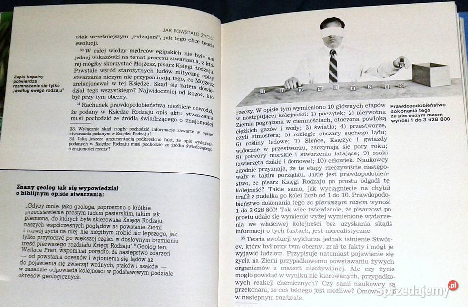 powstało życie ewolucję czy stwarzanie Praca Rok wydania 1989 Chełm