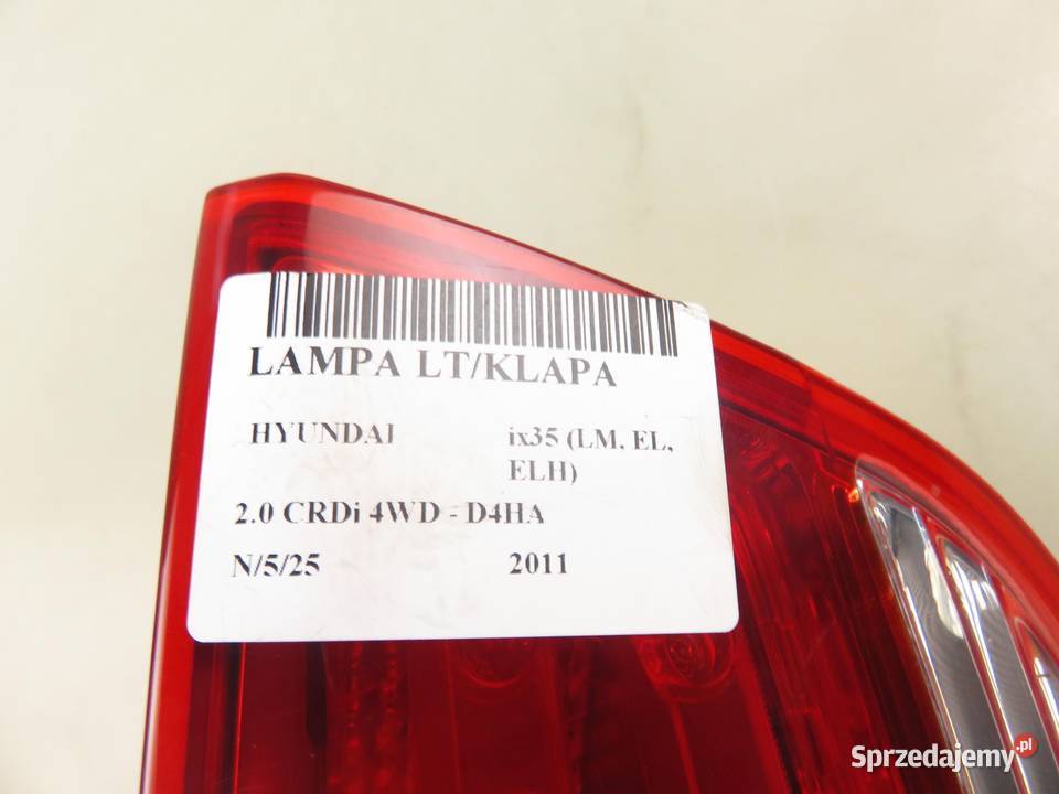 LAMPA LEWA TYLNA KLAPA HYUNDAI ix35 924052Y0 małopolskie