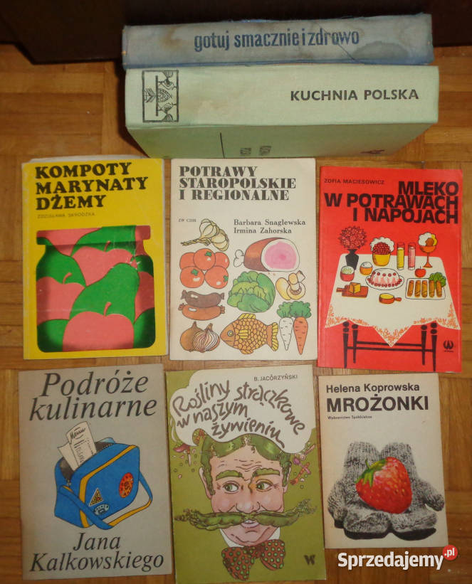Zestaw 37 książek na temat gotowania kujawsko-pomorskie Bydgoszcz sprzedam