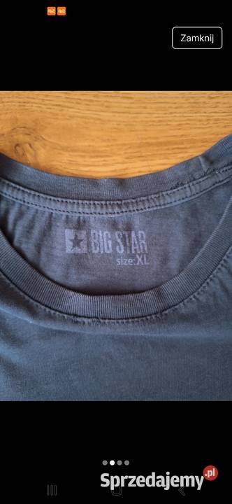 Big Star tshirt męski z nadrukiem r XL