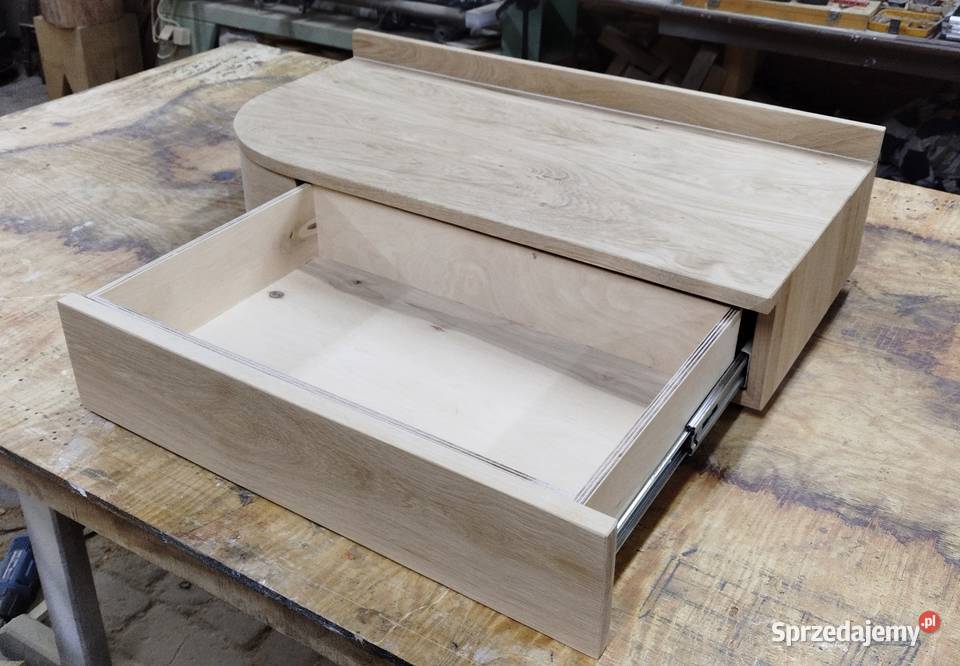 Toaletka konsola z drewna dębowego dolnośląskie Postolice