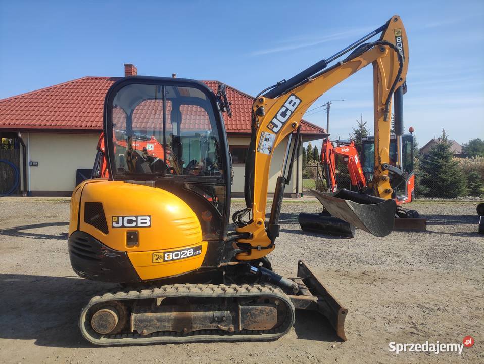 Minikoparka JCB 8026cts 2014r 4000 mtg sprzedam